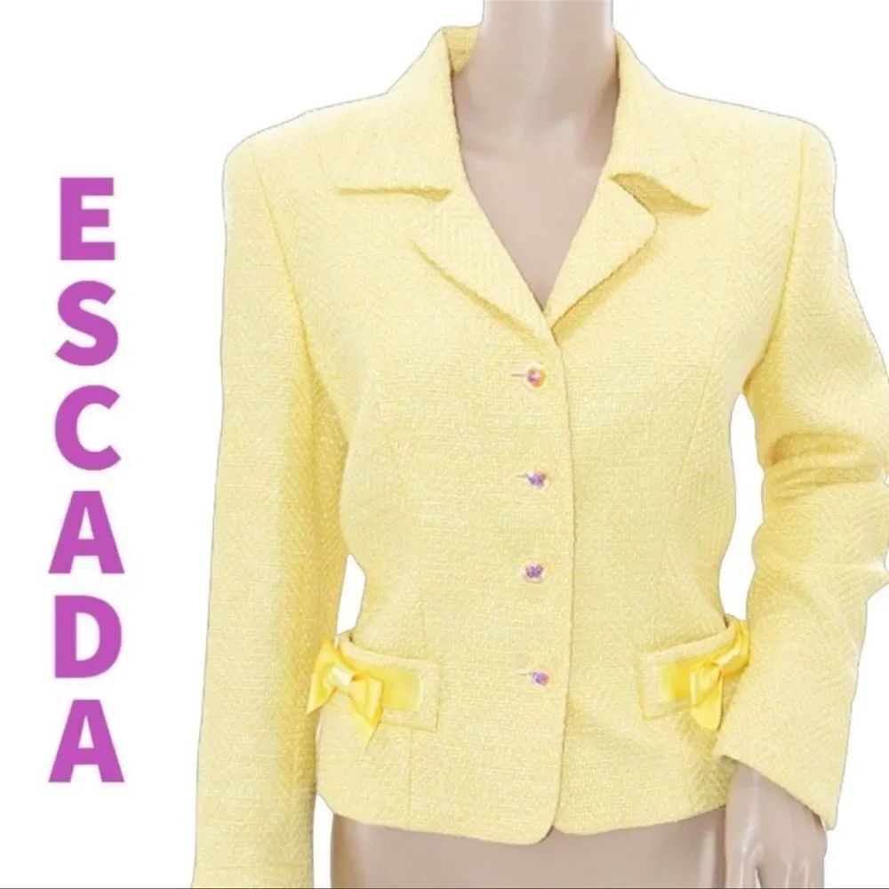 Escada Tweed Jacket Blazer - Picture 8 of 8